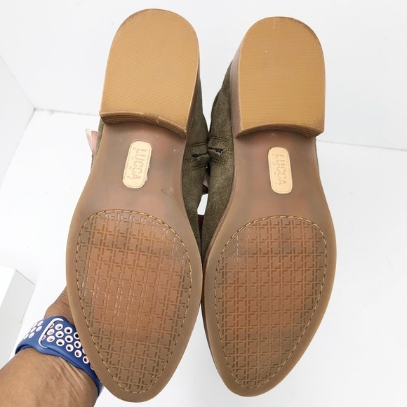 LUCCA Lane Donny Darling brown suede ankle bootie - Picture 9 of 10